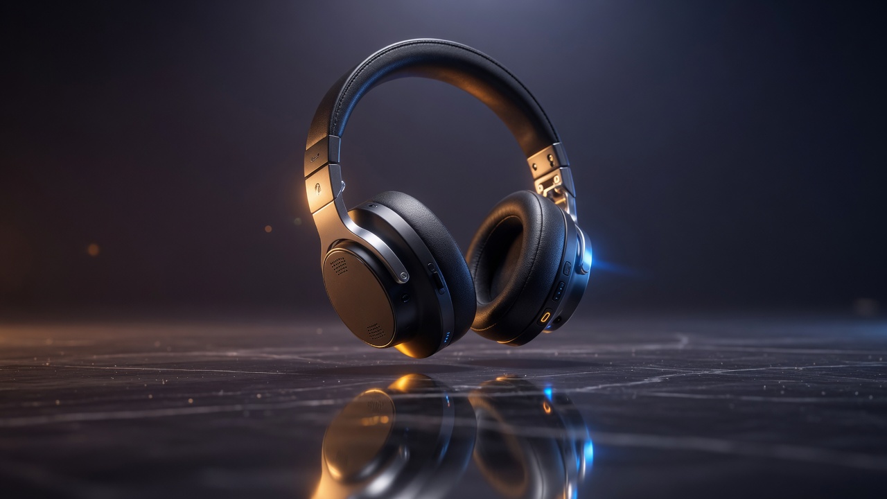 Headphones product still for promo motion chapter